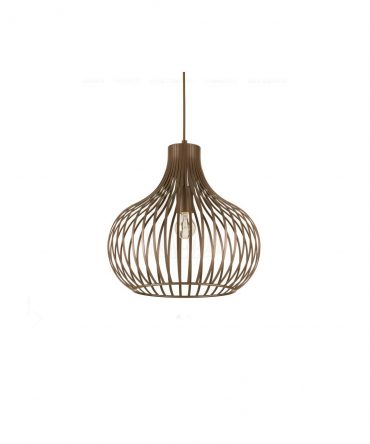 IDEAL LUX ONION Sospensione In Metallo Marrone  Ø38 Cm