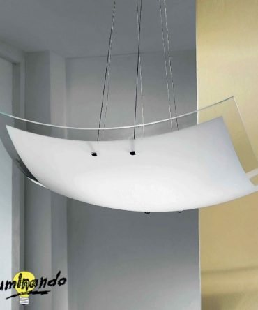 Sospensione in vetro Aria 50x50 cm Illuminando