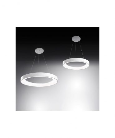 Sospensione Inner R Bianco Led 50w 3000k/4000k Ø60 cm Vivida International