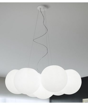 Sospensione moderna 7 sfere Oh! PM Linea Light 12224