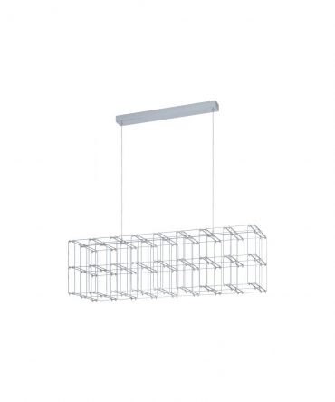 Sospensione Moderna Gabbia Led Dimmerabile Frontera Eglo