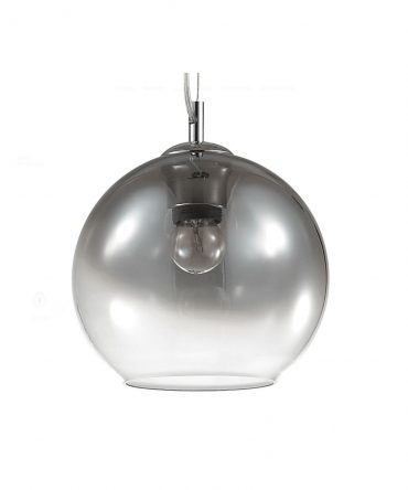 IDEAL LUX NEMO Sospensione  SP1 Ø20 Sfera In Vetro Cromo Sfumato