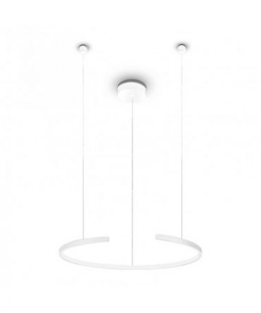 Sospensione Olympic Bianco Led 30w 3000k/4000k Ø60 cm Vivida International