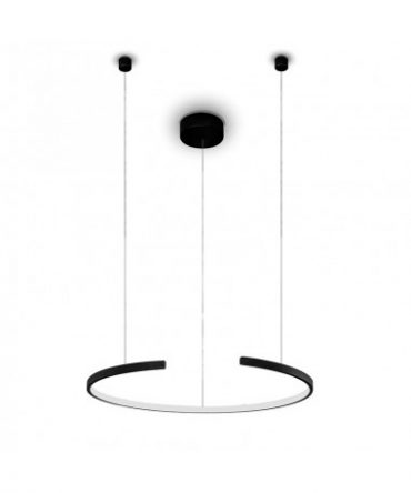 Sospensione Olympic Nero Led 30w 3000K/4000K Ø60 cm Vivida International