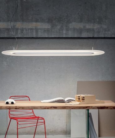 Sospensione Opti-Line Led 47w bianco Stilnovo Linea Light 8490