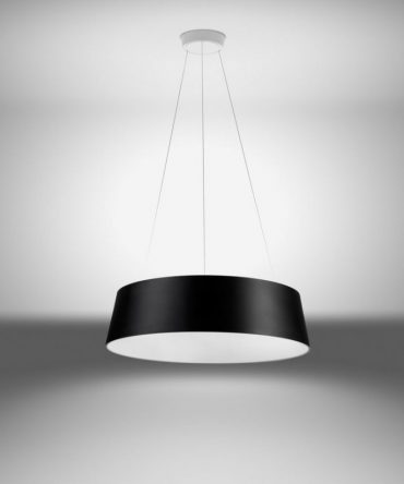 Sospensione Oxygen P Led 50w nera Stilnovo Linea Light 8094