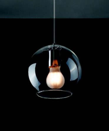 Sospensione Pagoda cromo Ø18 cm Illuminando