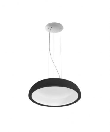 Sospensione Rotonda Nero Led Dimmer 37w Reflexio Stilnovo 8537