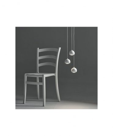 Sospensione Sky Fall Lens 3 Sfere Led Bianco Vivida International