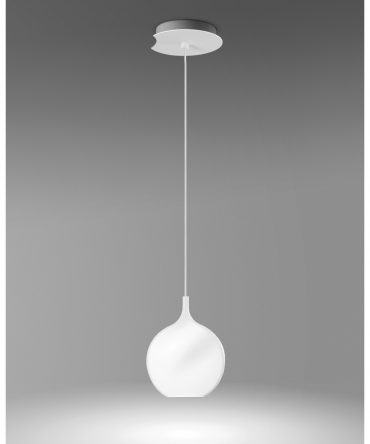 Sospensione Smash Led 7,2w 3000k Goccia Bianco L15 cm Vivida International
