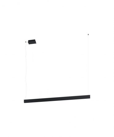 Sospensione Termini Rettangolare Doppio Led Dimmerabile Nero Eglo