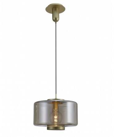 Sospensione Vintage In Vetro Bronzo Jarras Ø40cm Mantra 6192