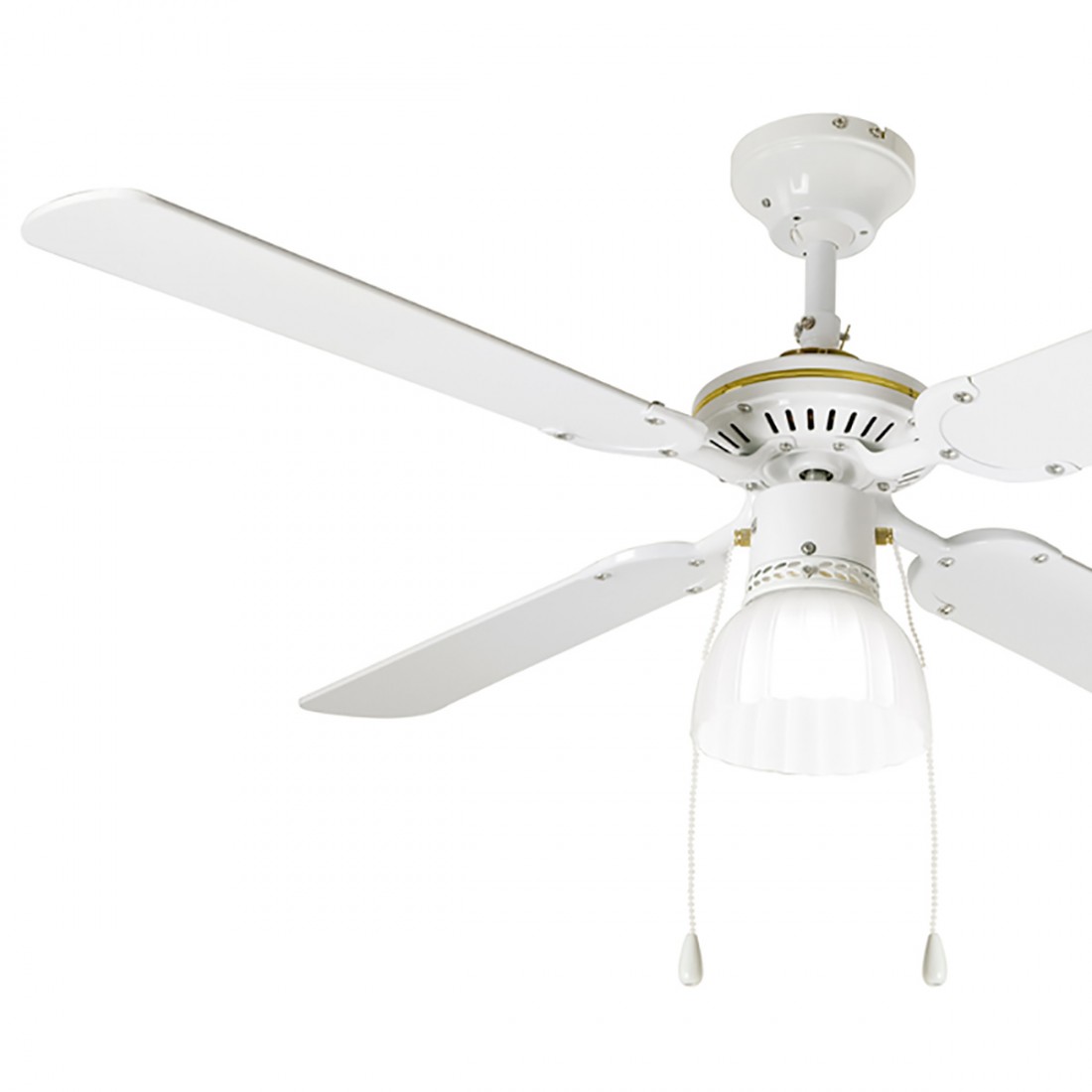 Ventilatore soffitto moderno Perenz GEMINI 7064 B E27 LED lampada soffitto rustica pale legno IP20
