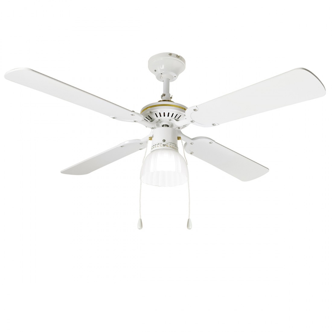 Ventilatore soffitto moderno Perenz GEMINI 7064 B E27 LED lampada soffitto rustica pale legno IP20