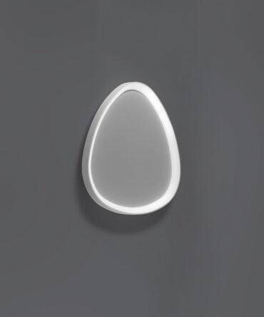 Plafoniera Applique Lifering Ovale Bianco Led 48w 3000k/4000k L61,2 cm Vivida International