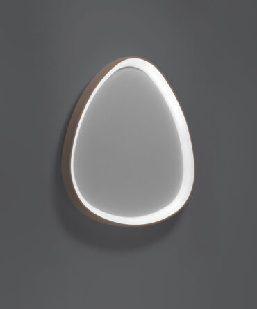 Plafoniera Applique Lifering Ovale Sabbia Led 48w 3000k/4000k L61,2 cm Vivida International