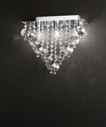 Applique Con Pendenti In Cristallo Rotondo 3150 Affralux