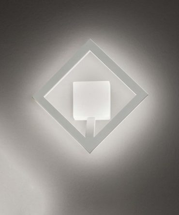 Applique Plafoniera Moderna Quattro 20 cm Led 19w 2346-19 Affralux