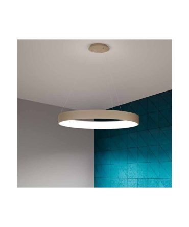 Sospensione Led Band Diodi Ø108 cm Sabbia 2074 Affralux