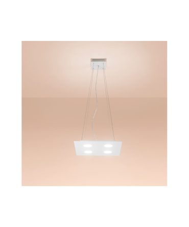 Sospensione Moderna Doppia Illuminazione Flet 4+1 Led Gx53 2077P Affralux