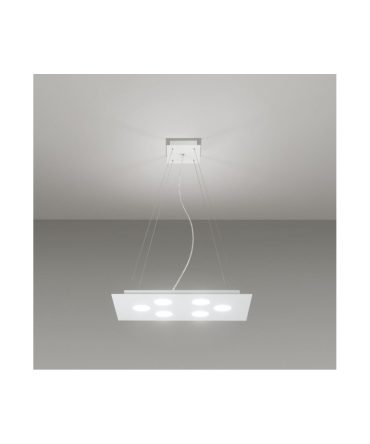 Sospensione Moderna Doppia Illuminazione Flet 6+1 Led 2079G Affralux