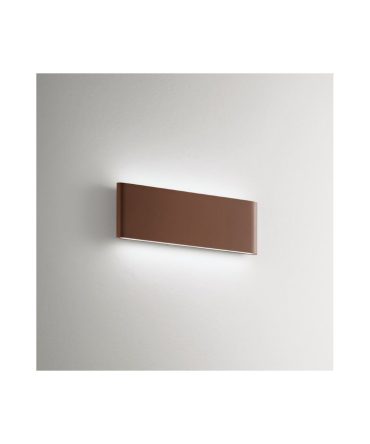 Applique Biemissione 2x12w Led Taarhi Marrone Da Esterno IP54 GES885 Gea Led