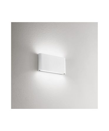 Applique Biemissione Led 2x6w Taarhi Bianco Da Esterno IP54 GES880 Gea Led