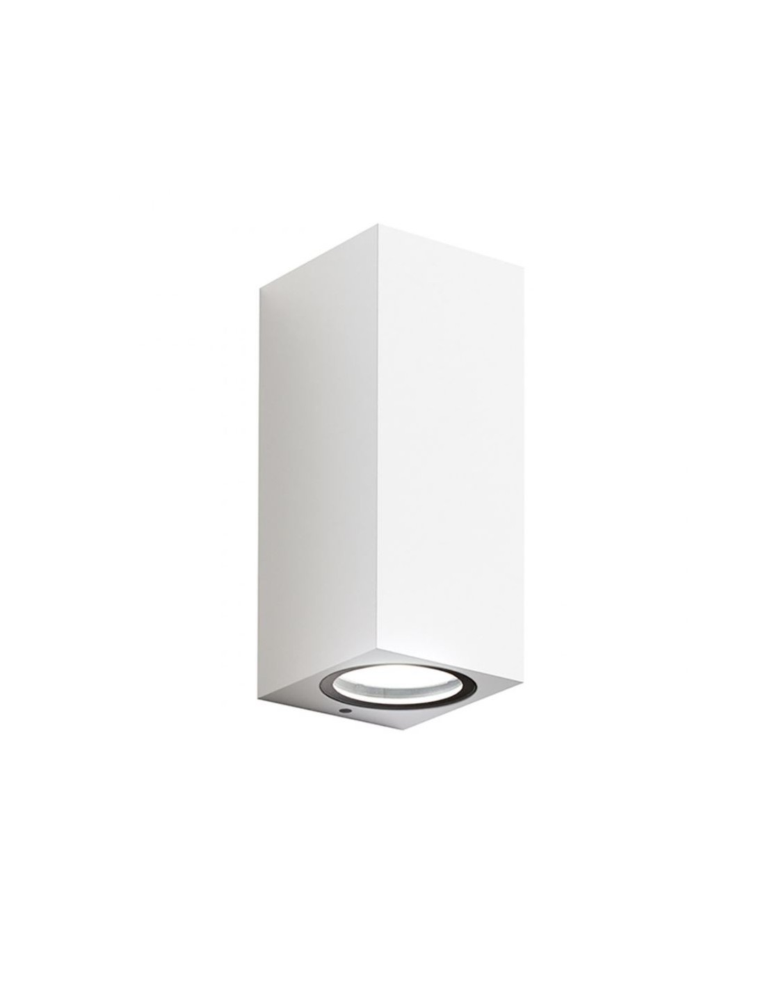 Applique Da Esterno Biemissione Alluminio Bianco IP44 GES913 Gea Led