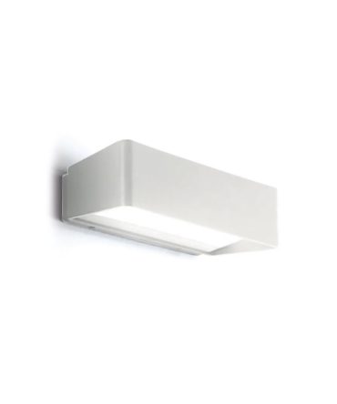 Applique Da Esterno Led Biemissione Haru IP65 Bianco o Grigio GES760 GES761 Gea Led