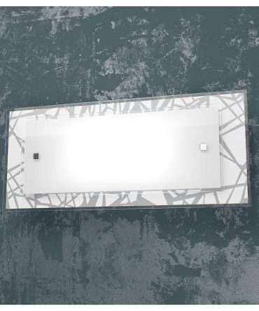 Applique in vetro Stripes 18x46cm 1123/AG Top Light