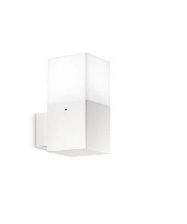 Applique Lanterna Quadrata Da Esterno Aditi Bianco GES400 Gea Led