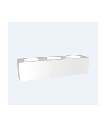 Applique Led Moderna 6 Luci Plate 1129/A6-BI Top Light Bianco