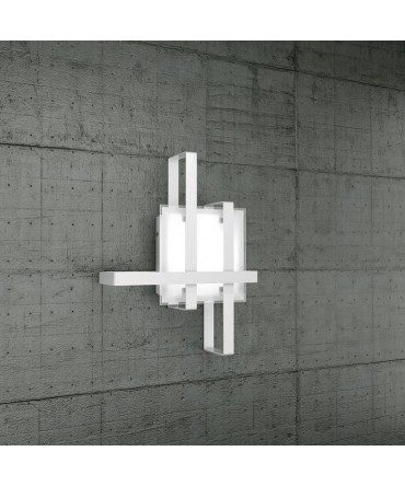 Applique Cross 29cm Bianco o Nero 1106/AP Top Light - Bianco