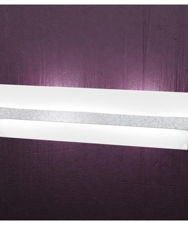 Applique Wood 53x15 foglia argento 1019/A50-FA Top Light