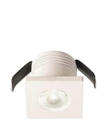 Faretto Da Incasso Quadrato Glam Led 3w 4000k Bianco Gea Led