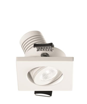 Faretto Da Incasso Quadrato Orientabile Led 3w 3000k Elara Gea Led