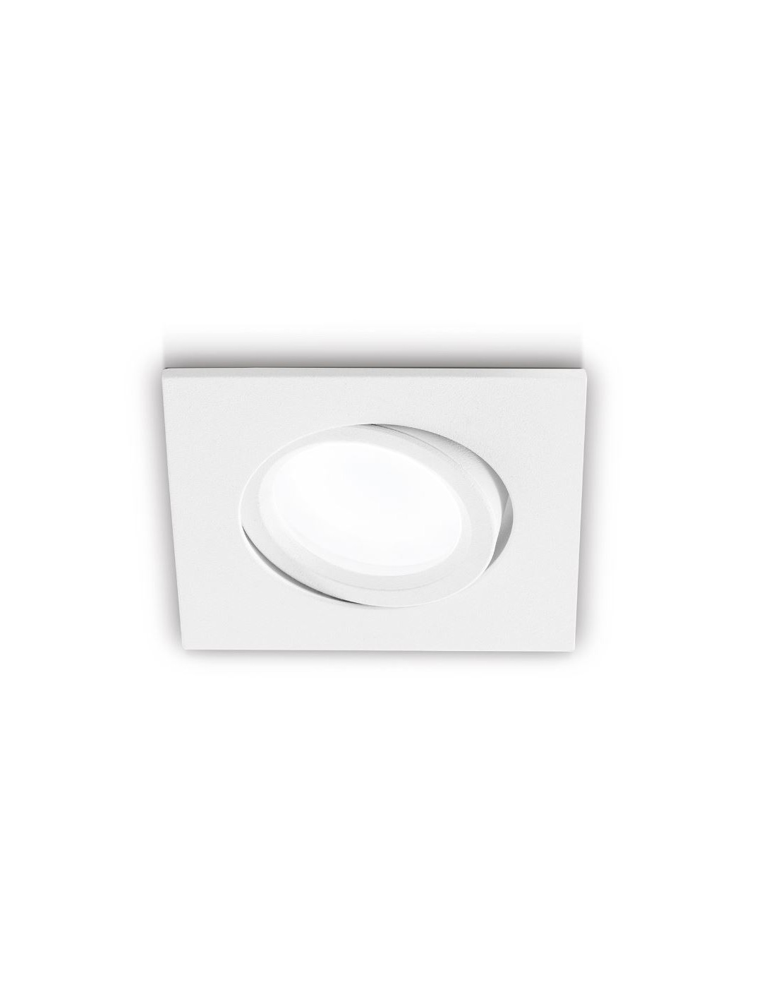 Faretto Da Incasso Quadrato Orientabile Orim Bianco GFA051 Gea Led