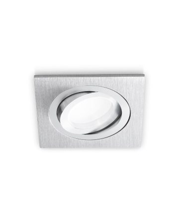 Faretto Da Incasso Quadrato Orientabile Zenit Alluminio GFA040 Gea Led