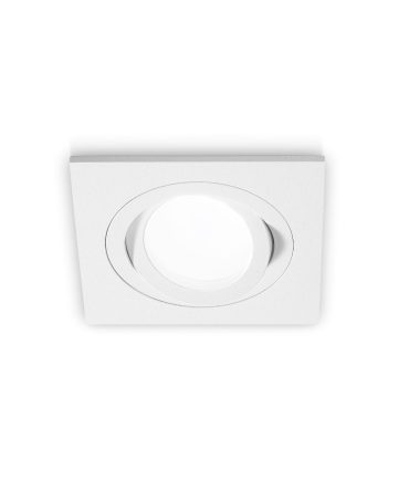Faretto Da Incasso Quadrato Orientabile Zenit Bianco GFA041 Gea Led