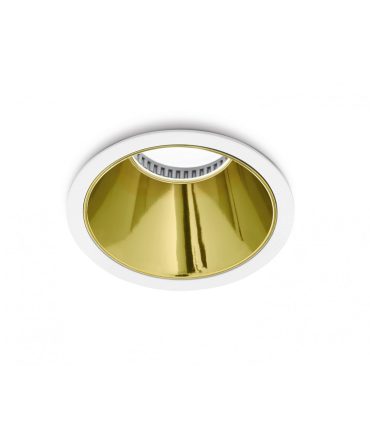 Faretto Da Incasso Rotondo Ceres Con Cover Oro GFA620 Gea Led