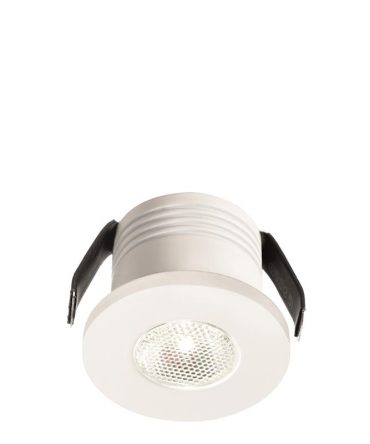 Faretto Da Incasso Rotondo Glam Bianco Led 3w 3000k Gea Led