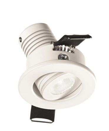 Faretto Da Incasso Rotondo Led 3w 4000k Elara Orientabile Gea Led