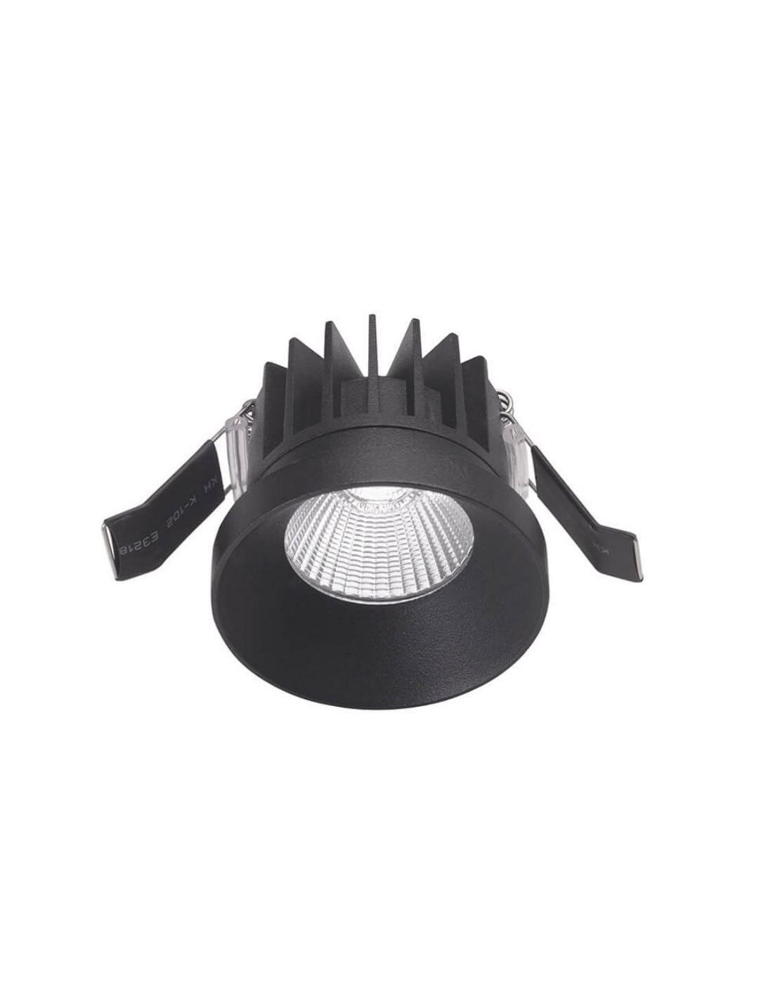 Faretto Da Incasso Rotondo Led 9w 3000k Ø7cm Danae Nero GFA302 Gea Led