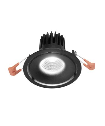 Faretto Incasso Led 8w 3000k 4000k Ø10 cm Eden Nero GFA1031 Gea Led