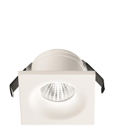 Faretto Incasso Quadrato Bianco Led 4w 3000k Gaia Gea Led