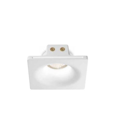 Faretto Incasso Quadrato In Gesso Heli GFA611 Gea Led
