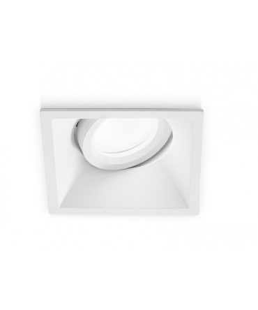 Faretto Incasso Quadrato Orientabile Helios Bianco GFA240 Gea Led