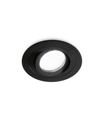 Faretto Rotondo A Incasso Orientabile Zenit Nero GFA092 Gea Led