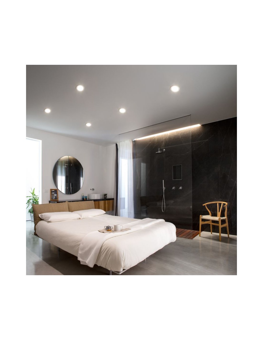 Faretto Rotondo Da Incasso Maia 22,5 cm Led 18w 3000k o 4000k GFA752 Gea Led