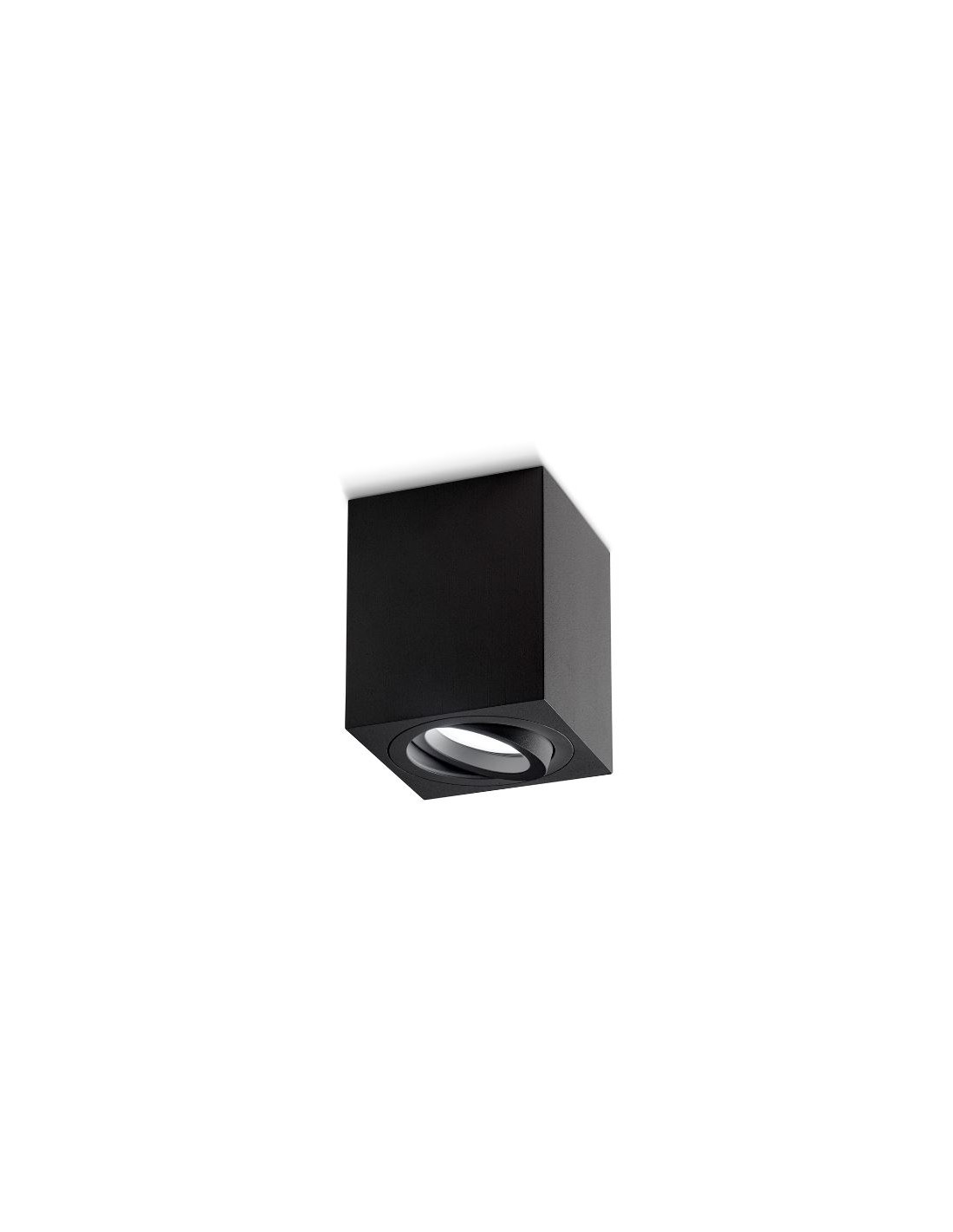 Faretto Spot Orientabile Soffitto Notus Nero GFA332 Gea Led